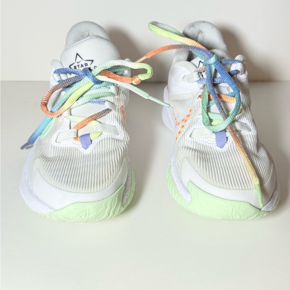 Nike Kids White and Pastel Sneakers - Picture 10 of 12